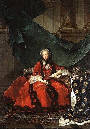 Jjean-Marc nattier Marie Leszczynska, Queen of France oil painting picture